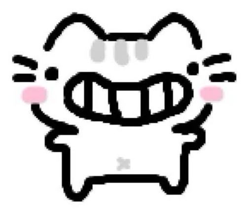 A grinning cat